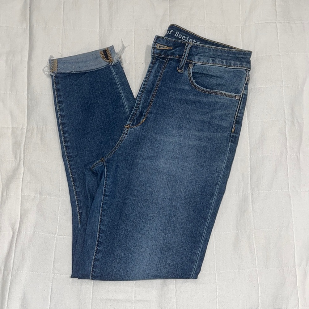 Articles of Society Heather High Waist Skinny Jeans